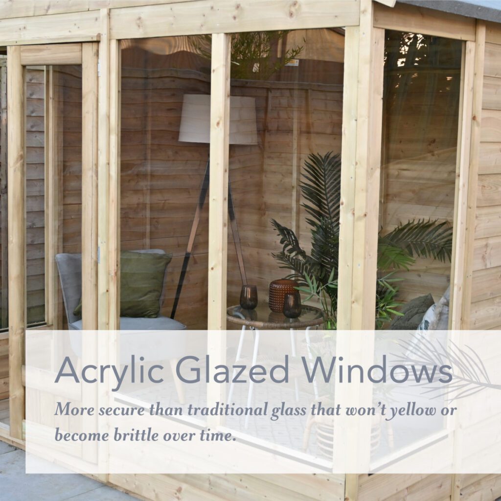 Forest Garden Beckwood Apex Wooden Summerhouse 8x12m – 6 Windows with Installation 5013053202876 2
